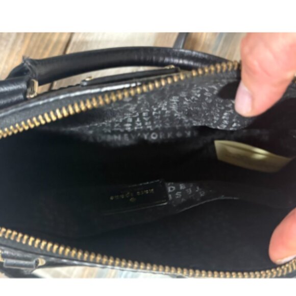 Kate Spade Grove Street Mini Carli Satchel Black - Picture 5 of 6